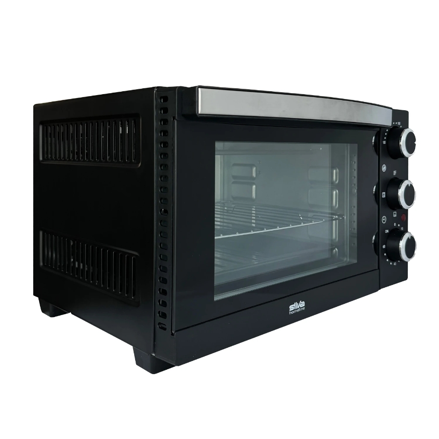  MB1600 Minibackofen 15 L Schwarz 1200 Watt, Temperaturr. 100-230 °C, 
