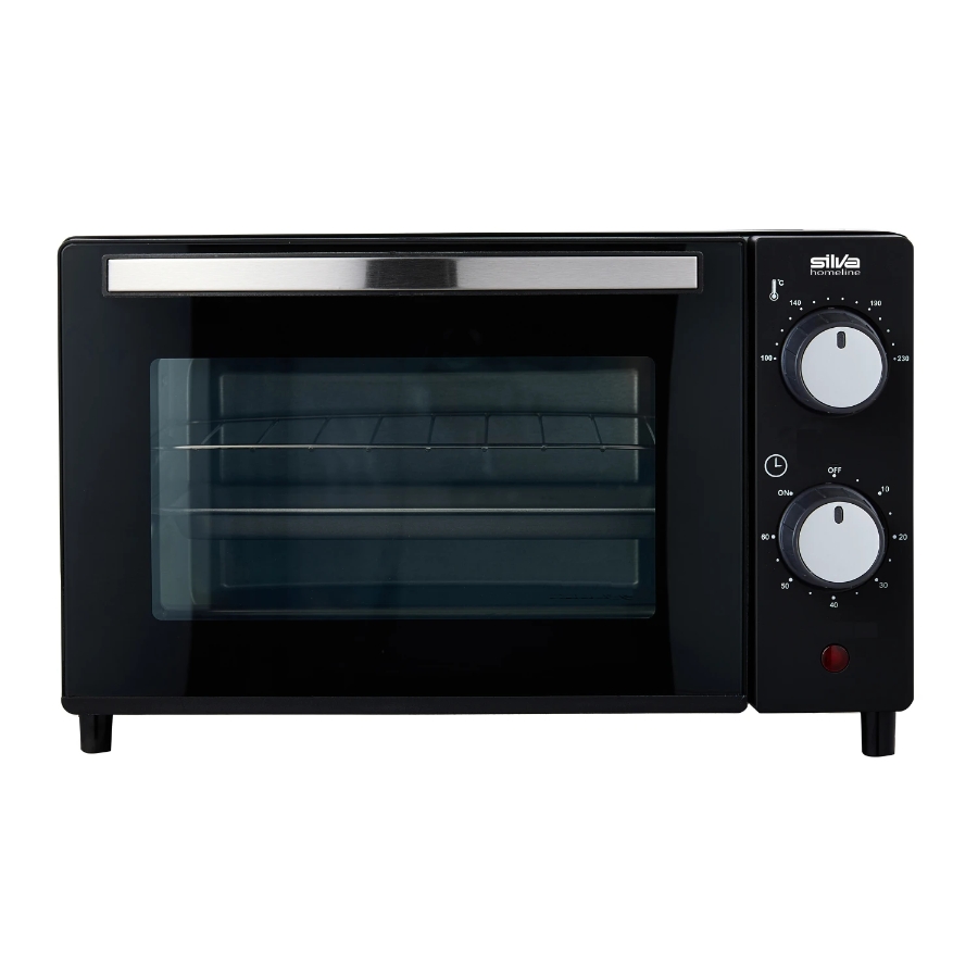  MB1600 Minibackofen 15 L Schwarz 1200 Watt, Temperaturr. 100-230 °C, 