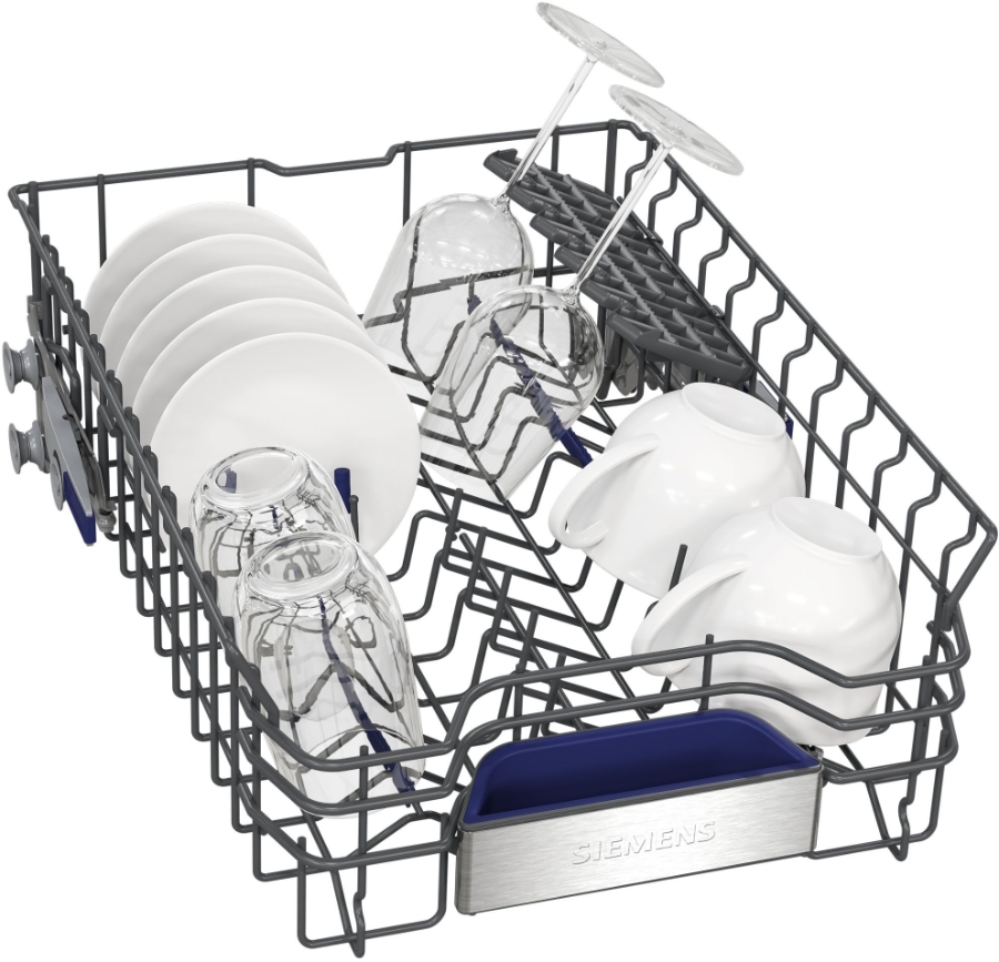 Siemens SR55ZS01MD Geschirrspüler Einbau teilintegriert 45 cm mit Besteckschublade
