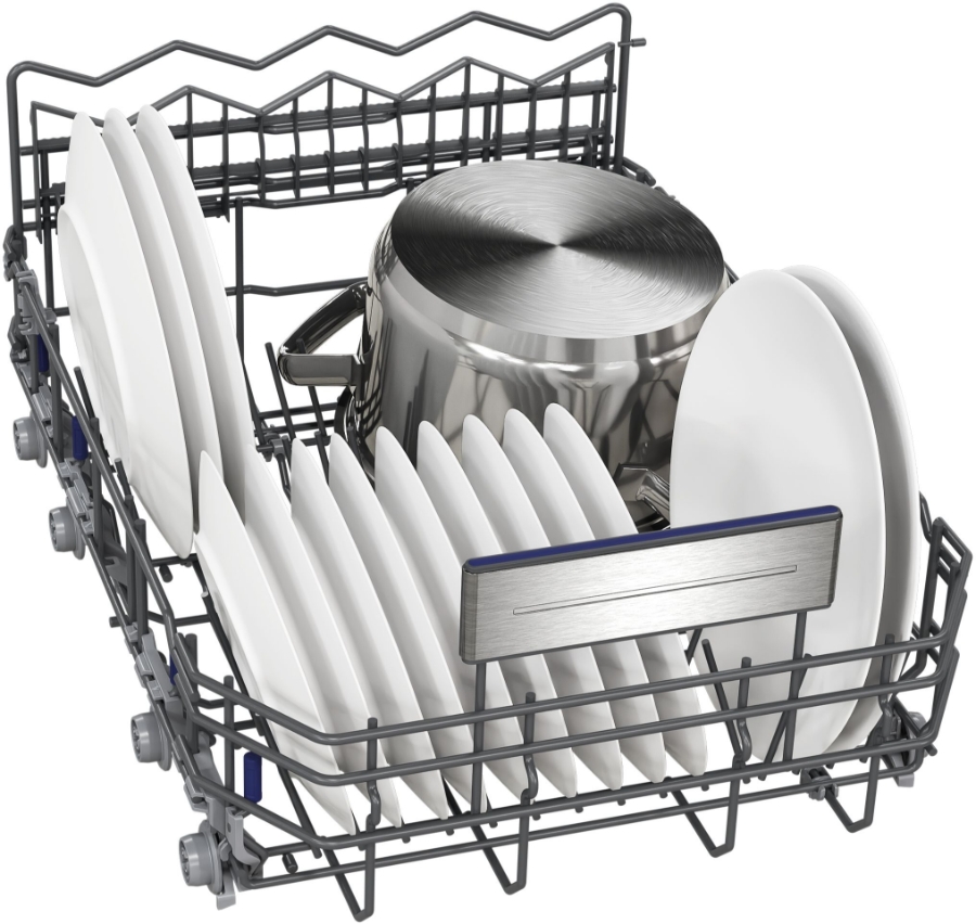 Siemens SR55ZS01MD Geschirrspüler Einbau teilintegriert 45 cm mit Besteckschublade
