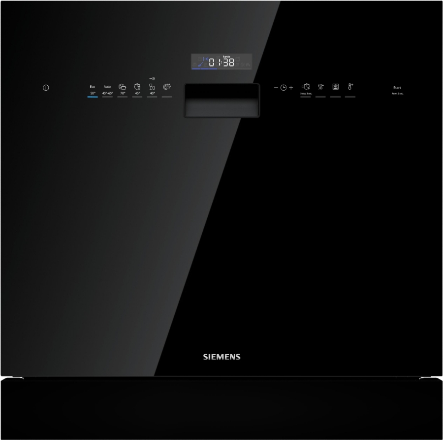 Siemens SC05IB00TE Einbau-Modular-Geschirrspüler 60 cm, Schwarz 