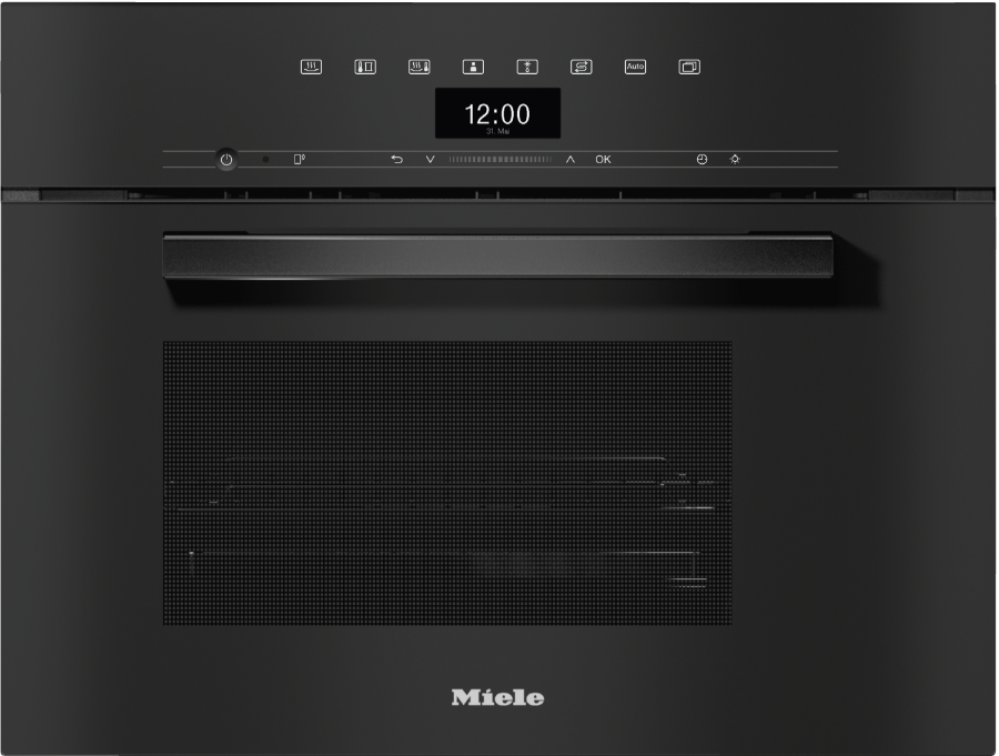 Miele DG 7440 Obsidianschwarz Einbau-Dampfgarer  