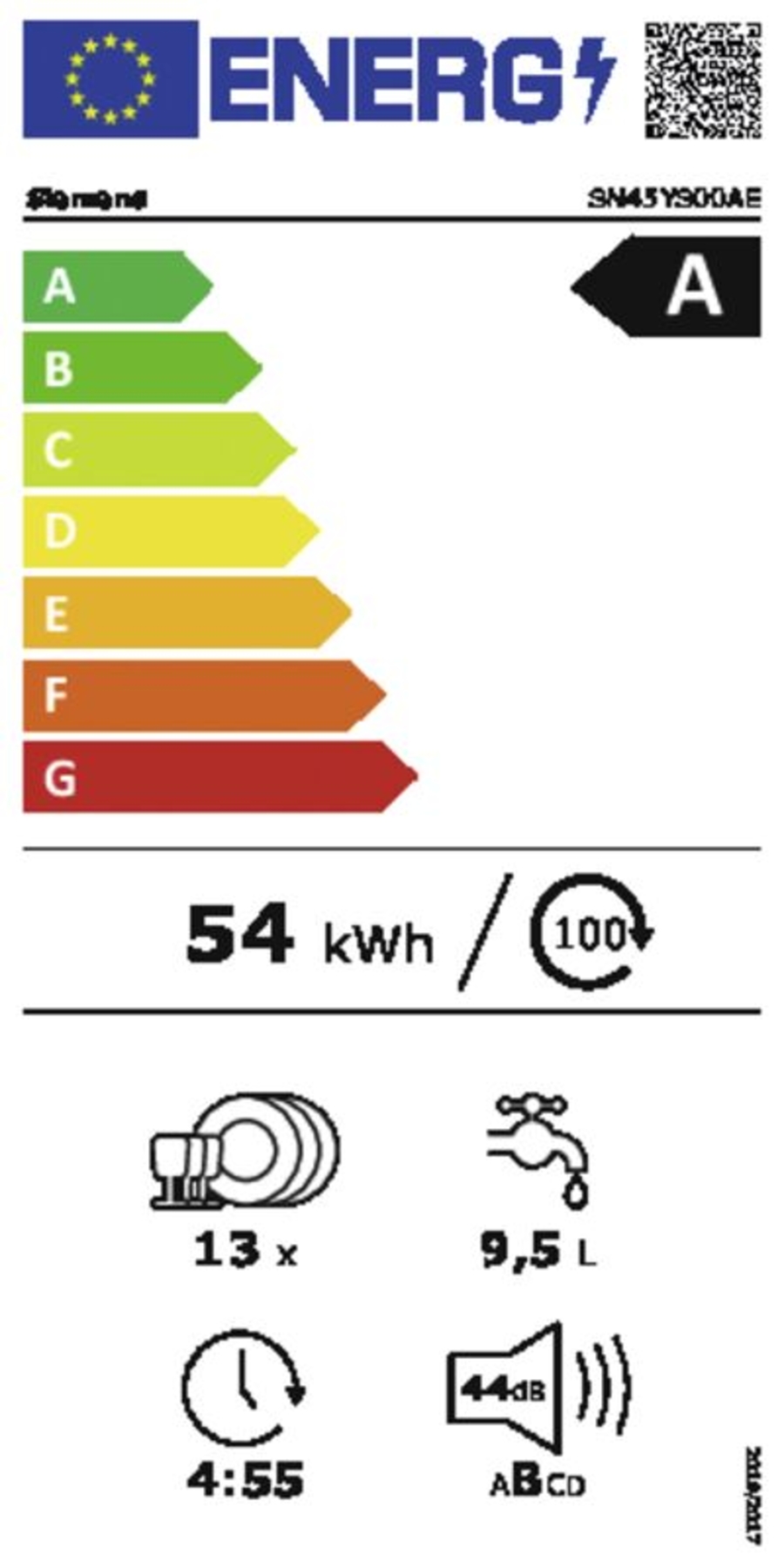 Siemens SN45YS00AE Geschirrspüler Einbau -Unterbau 60cm 