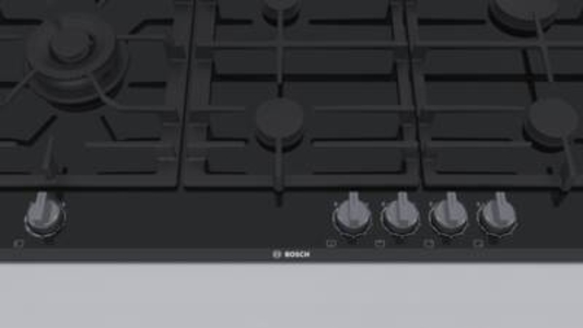 Bosch PRS9A6B70D Gaskochfeld Schwarz Integriert 90cm 