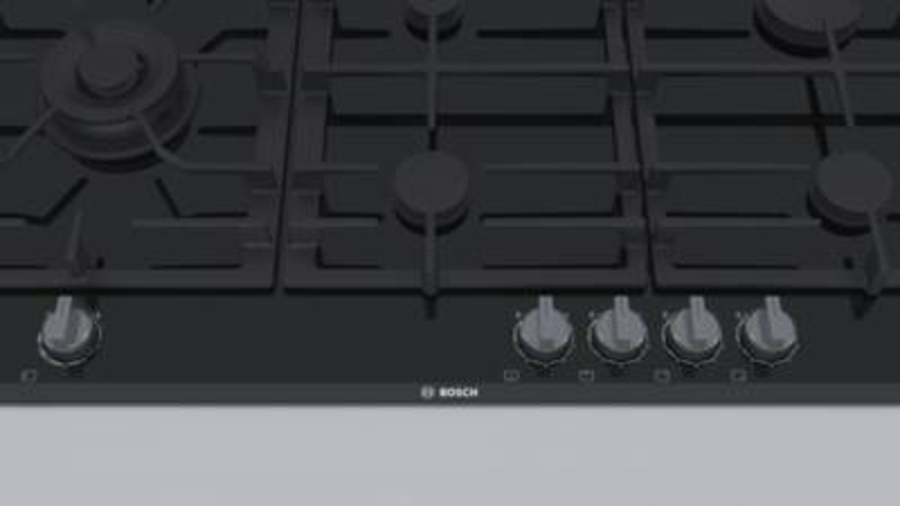 Bosch PRS9A6B70D Gaskochfeld Schwarz Integriert 90cm 