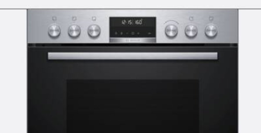 Bosch HND671LS66 (HEB578BS0+NKN645GA2E)  Einbauherd-Set  Edelstahl-Schwarz