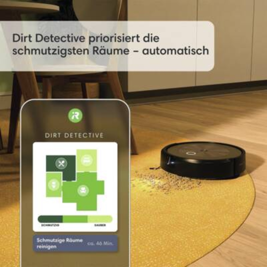 iRobot Roomba j9+ (j9558) + Roomba m6 schwarz (m6132) Staubsauger-Roboter+Wischroboter SET