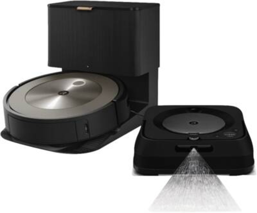 iRobot Roomba j9+ (j9558) + Roomba m6 schwarz (m6132) Staubsauger-Roboter+Wischroboter SET