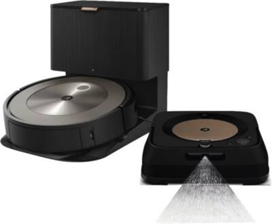 iRobot Roomba j9+ (j9558) + Roomba m6 schwarz (m6132) Staubsauger-Roboter+Wischroboter SET