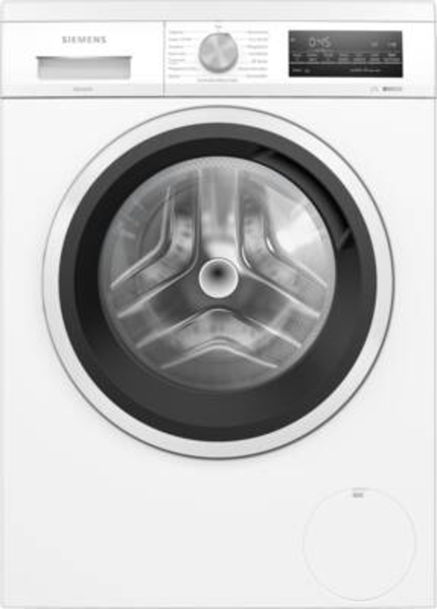 Siemens WU14UT49 Waschmaschine 9kg 1400 U/min Frontlader 60 cm Weiss Warmwasser-Anschluss,Unterbaufähig