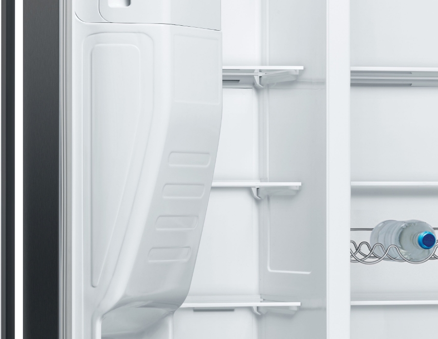 Bosch KAD93ABEP Side by Side 178.7 x 90.8 cm, Schwarz NoFrost,Eis- und Wasserspender mit Wasseranschluss