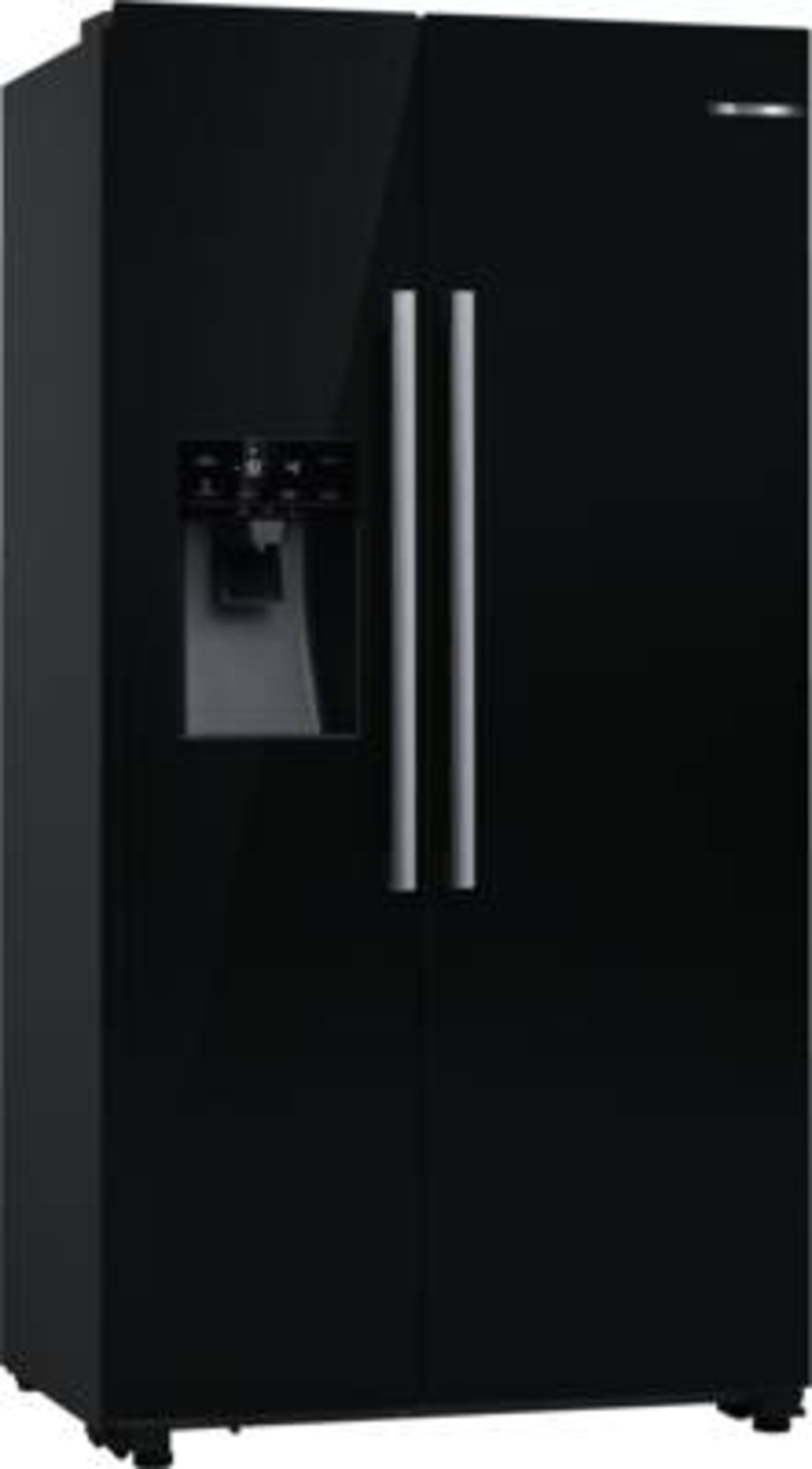 Bosch KAD93ABEP Side by Side 178.7 x 90.8 cm, Schwarz NoFrost,Eis- und Wasserspender mit Wasseranschluss