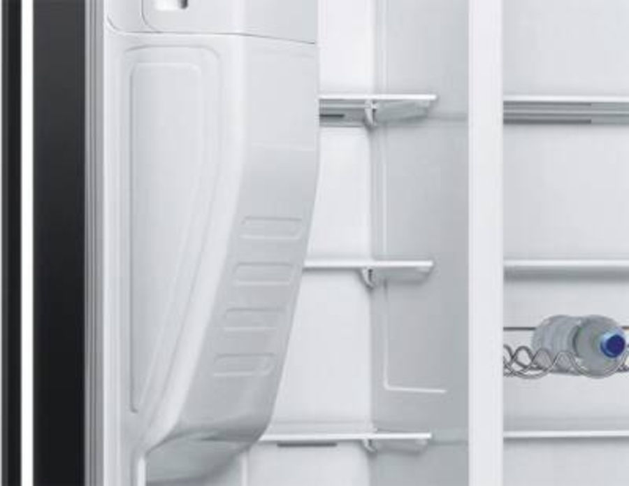 Bosch KAD93ABEP Side by Side 178.7 x 90.8 cm, Schwarz NoFrost,Eis- und Wasserspender mit Wasseranschluss