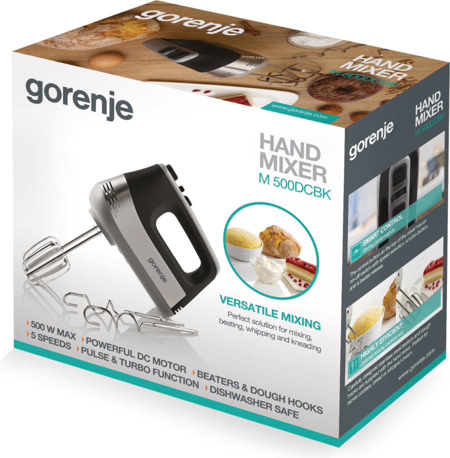 Gorenje M500DCBK  Handmixer 500W 