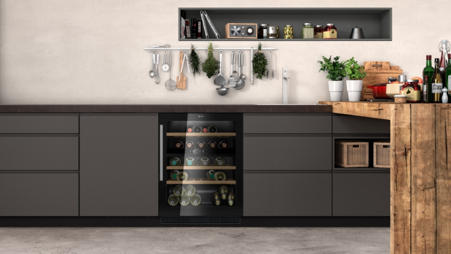 Neff KU9213HG0 N70 Einbau-Weinkühlschrank 82 x 60 cm Schwarz