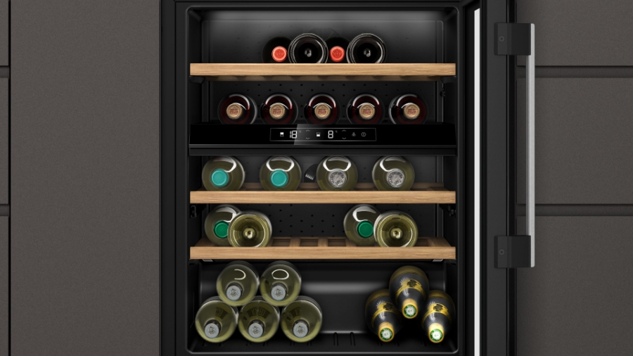 Neff KU9213HG0 N70 Einbau-Weinkühlschrank 82 x 60 cm Schwarz