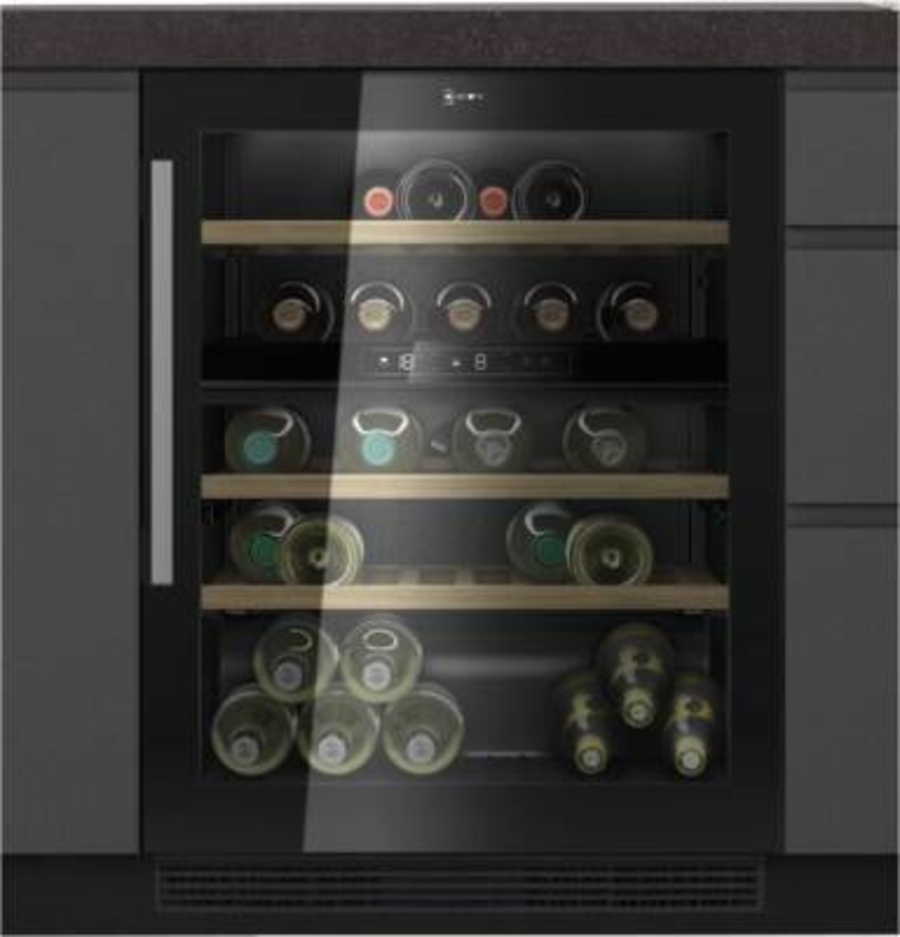 Neff KU9213HG0 N70 Einbau-Weinkühlschrank 82 x 60 cm Schwarz