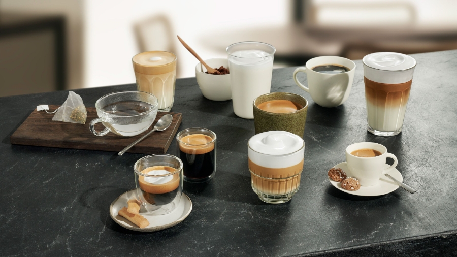 Siemens TQ513D01 Kaffee-Vollautomat Silber-Schwarz 