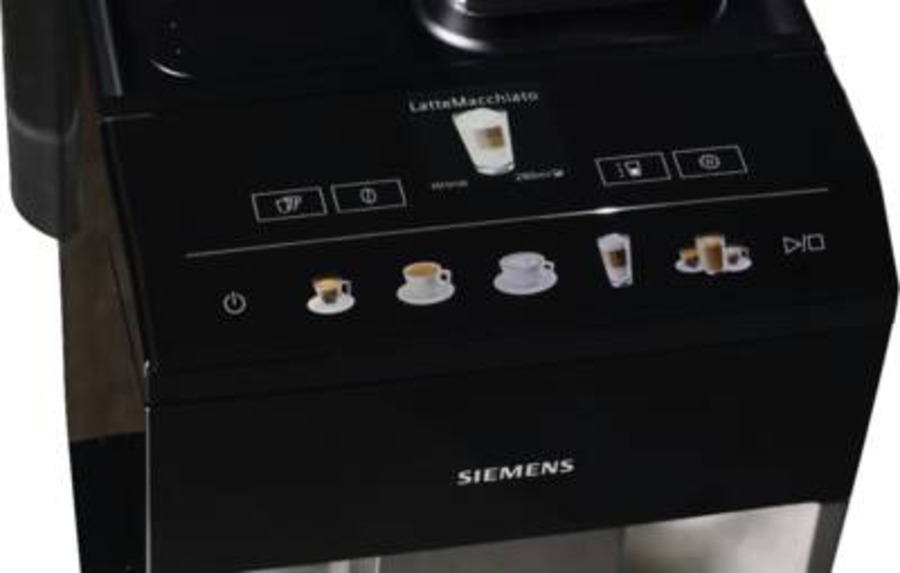 Siemens TQ513D01 Kaffee-Vollautomat Silber-Schwarz 