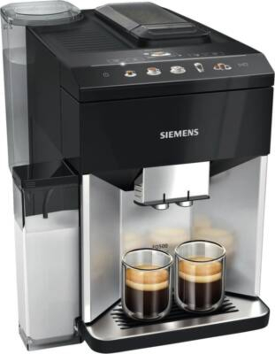 Siemens TQ513D01 Kaffee-Vollautomat Silber-Schwarz 