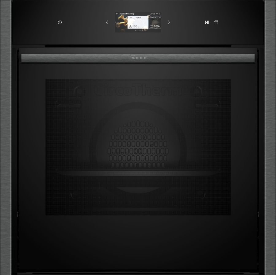 Neff Excellent B64VS73G0K Backofen mit Dampfunterstützung  Slide & Hide®,Air Fry ,Pyrolyse,4.1" Full Touch TFT