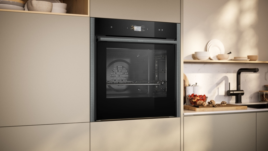 Neff Excellent B64VS73G0K Backofen mit Dampfunterstützung  Slide & Hide®,Air Fry ,Pyrolyse,4.1" Full Touch TFT