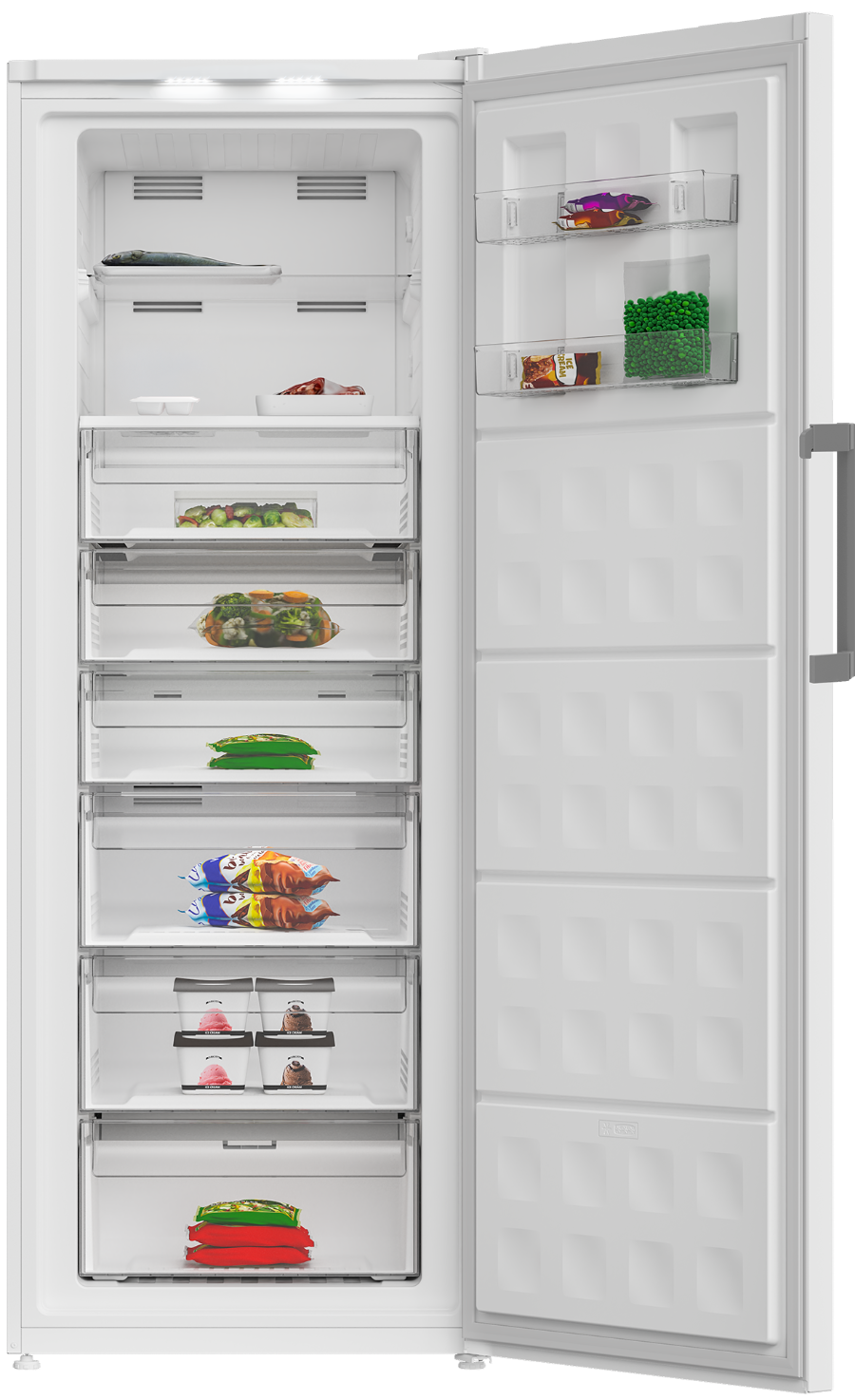 Elektrabregenz FSN9980 Gefrierschrank Stand 70cm NoFrost 404 Liter