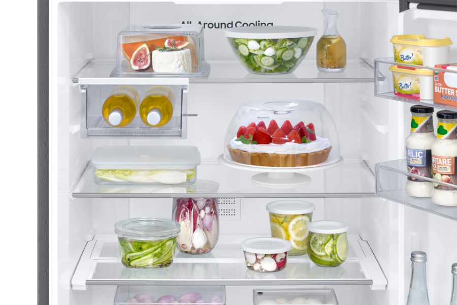 Samsung RB50DG602EB1EF Freistehender Kühlschrank mit Gefrierfach 508 Liter,NoFrost