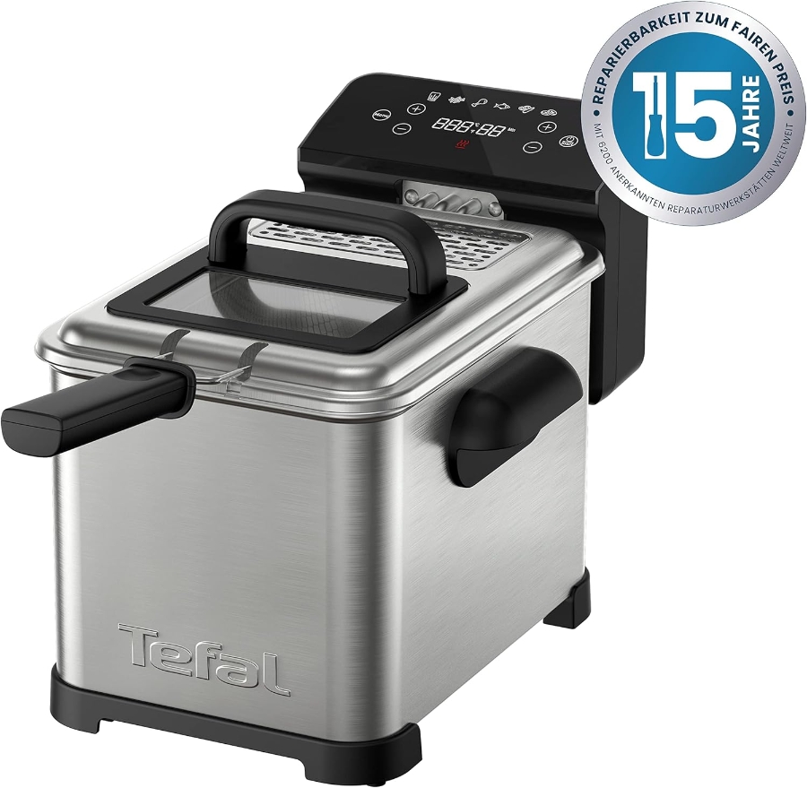 Tefal FR507D Family Pro Digital edelstahl/schwarz, 2.400 Watt, 