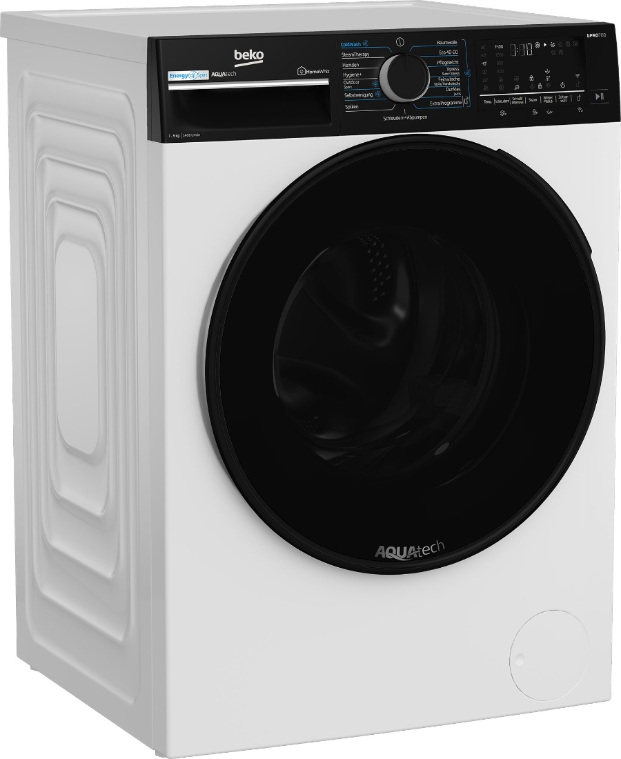 Beko B7WFU69418W Waschmaschine 60cm Frontlader 9kg 1400 U/min