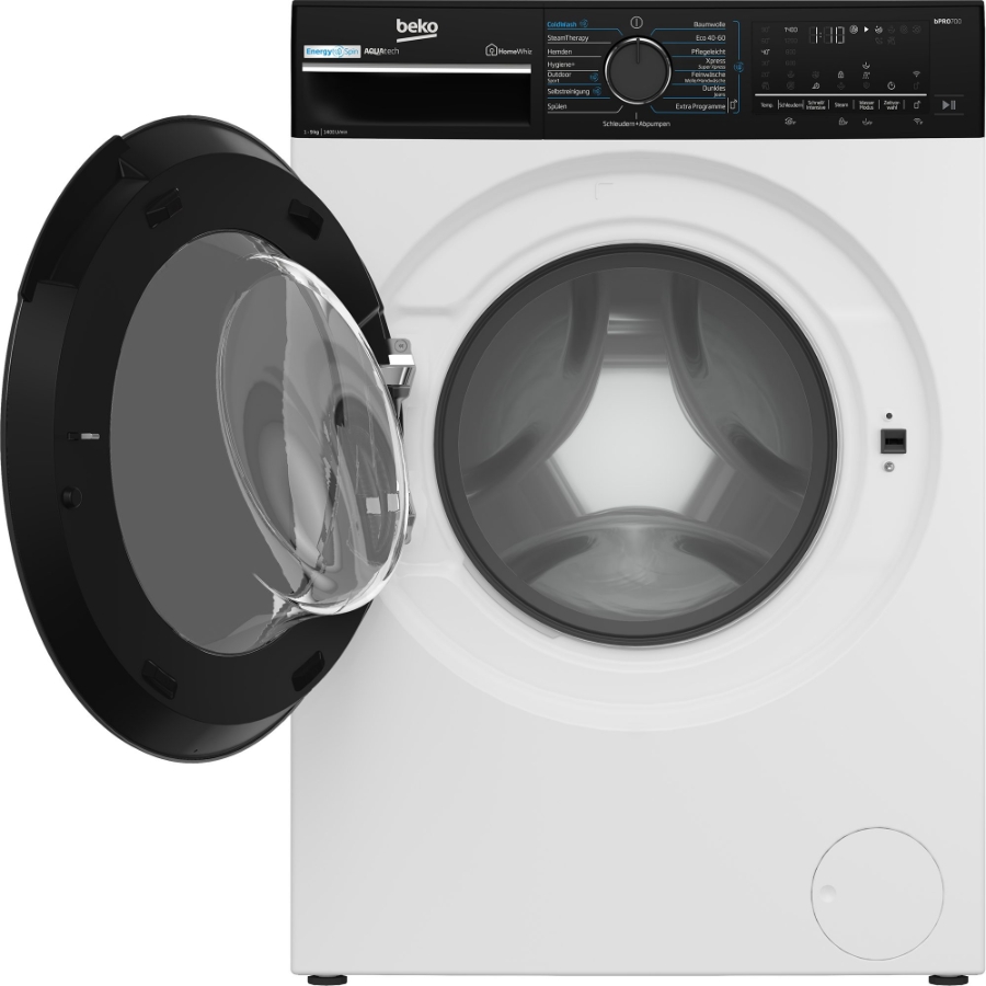 Beko B7WFU69418W Waschmaschine 60cm Frontlader 9kg 1400 U/min