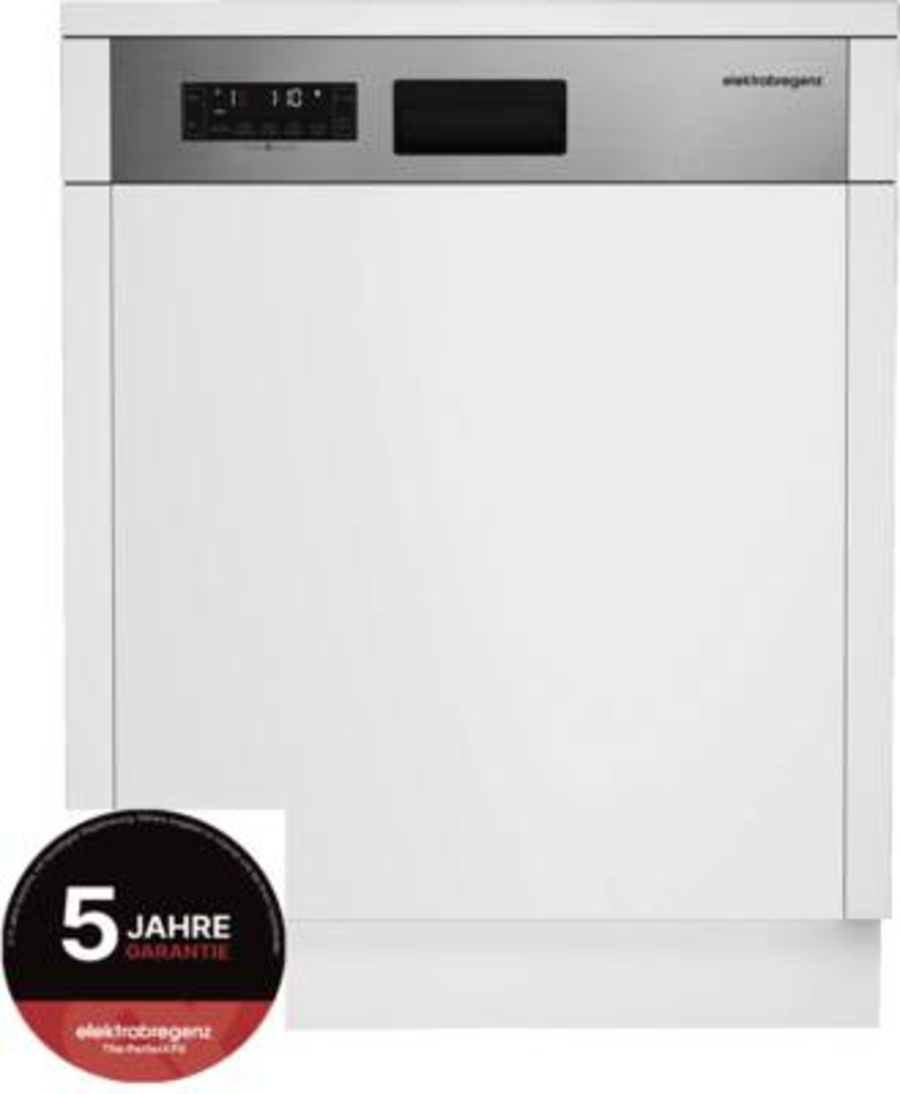 Elektrabregenz GI 85544 X Geschirrspüler Einbau teilintegriert 60 cm  mit Besteckschublade