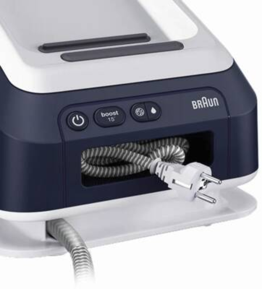 Braun Domestic Home IS7282BL CareStyle 7 Pro Dampfbügelstation 8 bar, 2 Liter Wassertank, 600g/min Turbodampfstoß