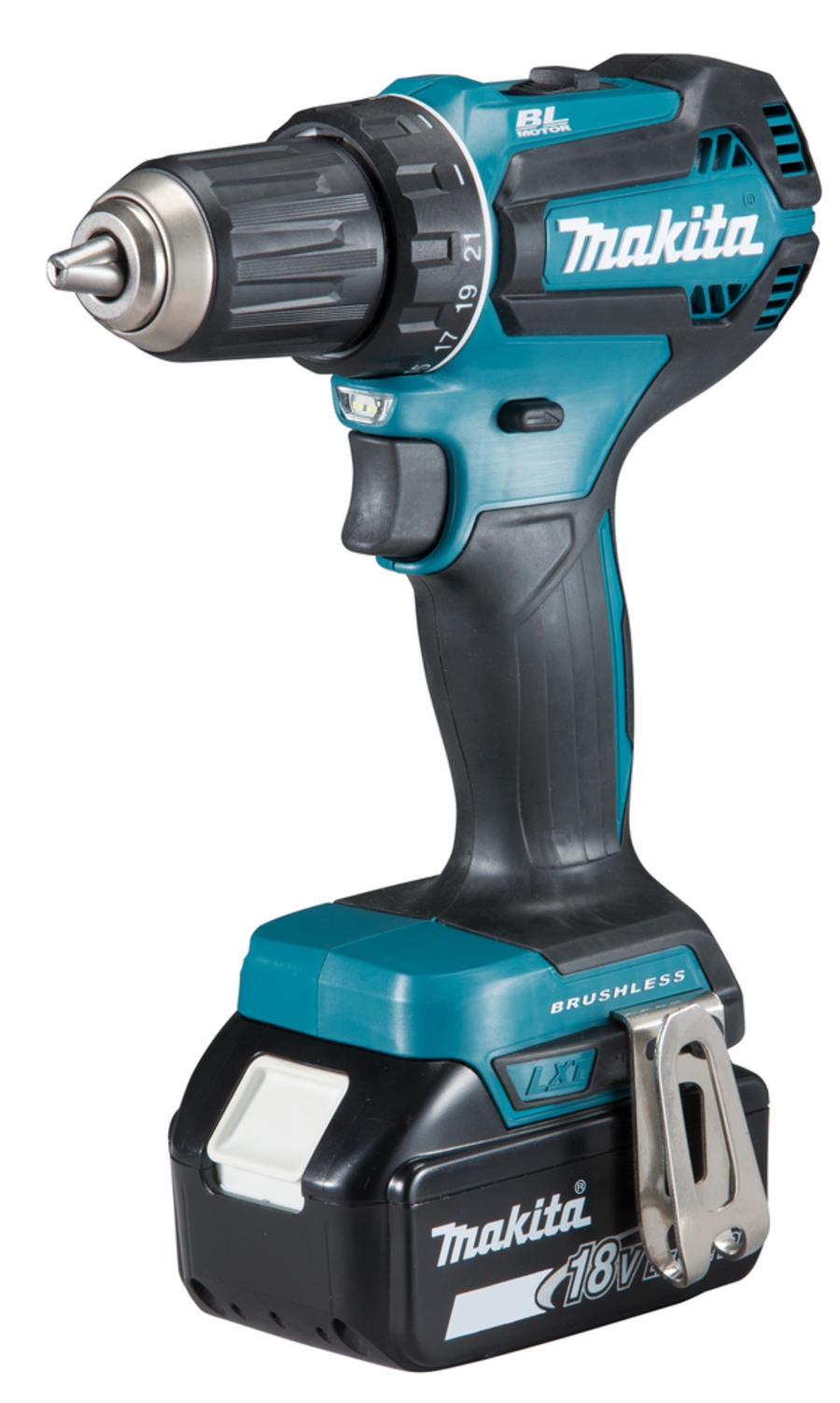 Makita DDF485RFE Akku-Bohrschrauber LXT inkl. Koffer&2 Akkus 3,0 Ah 18 V • 50 Nm • 1.900 U/min
