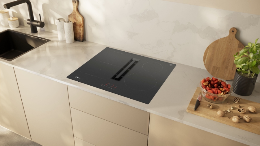 Neff V56NBS1L0 N 50, Kochfeld mit Dunstabzug (Induktion) 60 cm, Rahmenlos 
