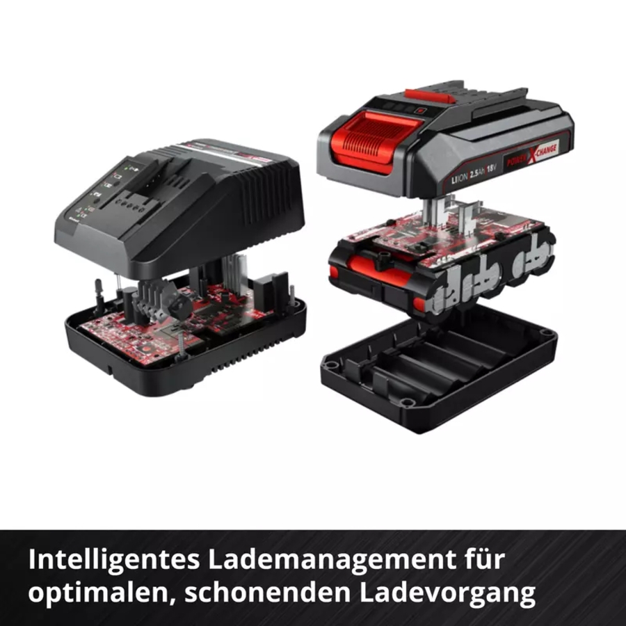 Einhell 18V 2,5Ah PXC Starter Kit Akku Ladestation 