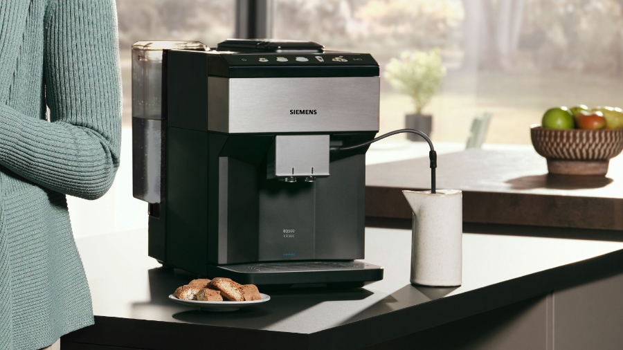 Siemens TP516DX3 EQ500  Kaffeevollautomat Edelstahl/ Schwarz  