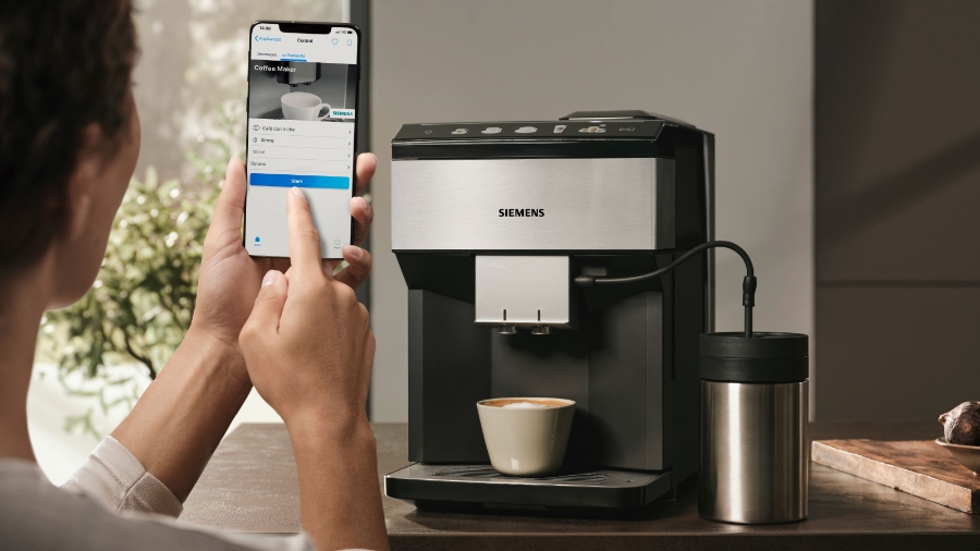 Siemens TP516DX3 EQ500  Kaffeevollautomat Edelstahl/ Schwarz  