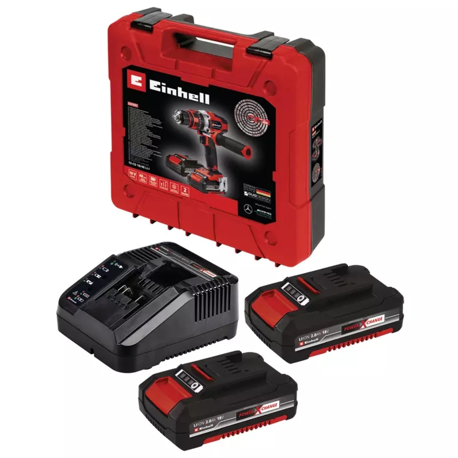 Einhell TE-CD 18/48 Li-i (2x2,0Ah) Akku-Schlagbohrschrauber 