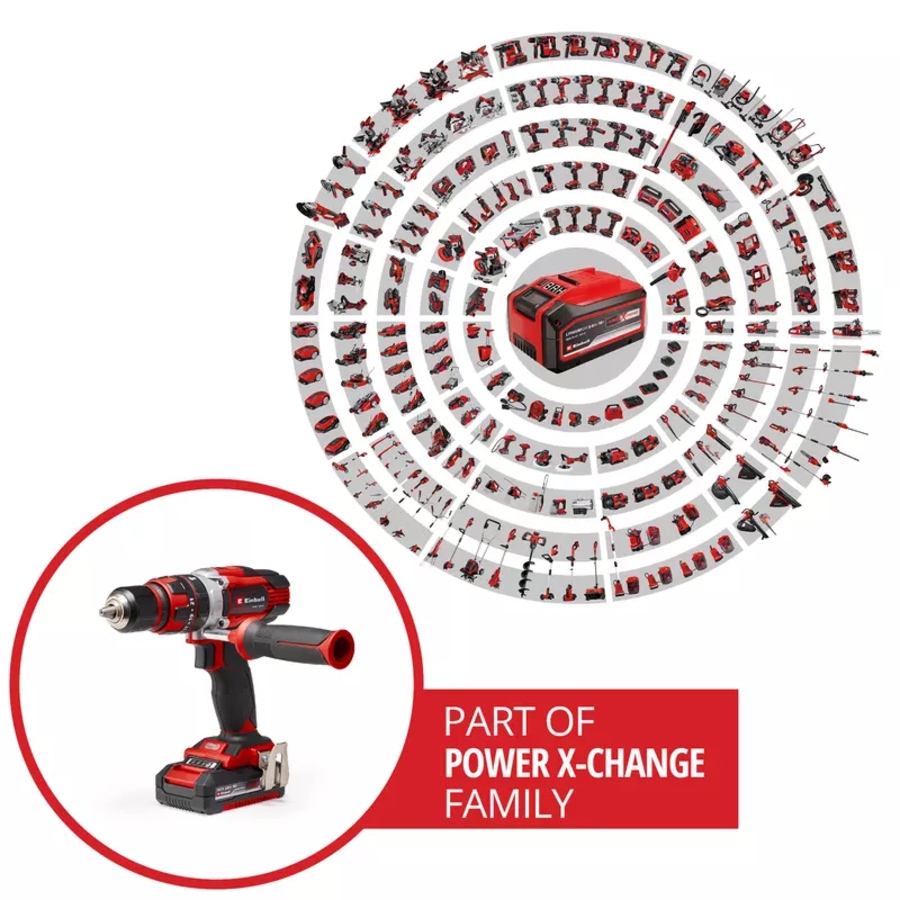 Einhell TE-CD 18/48 Li-i (2x2,0Ah) Akku-Schlagbohrschrauber 