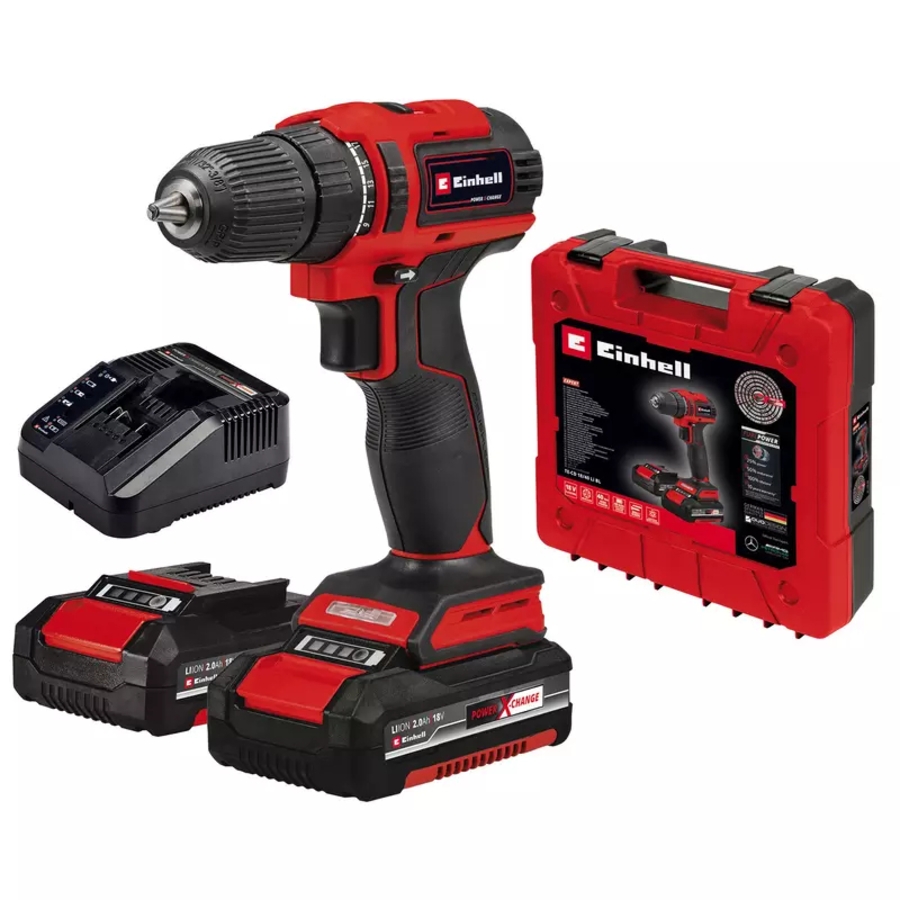 Einhell TE-CD 18/40 Li BL (2x2,0Ah) Akku-Bohrschrauber 