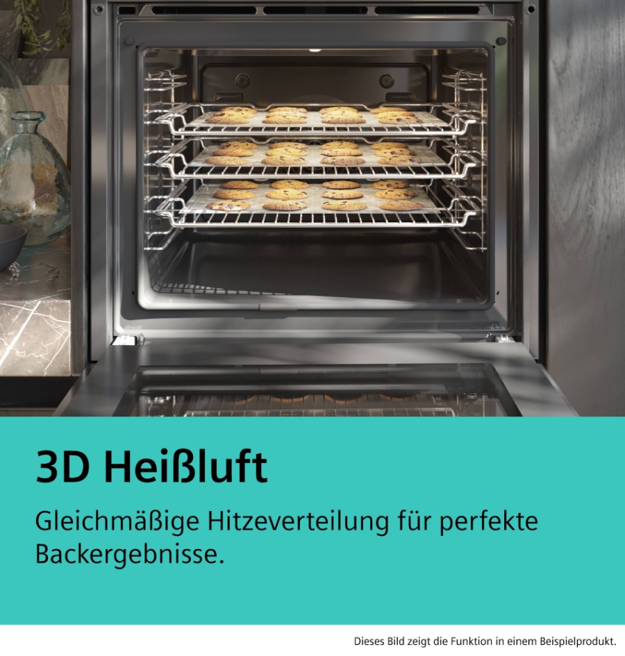 Siemens HE578GBS4  iQ500  Einbau-Herd Edelstahl 60cm Pyrolyse