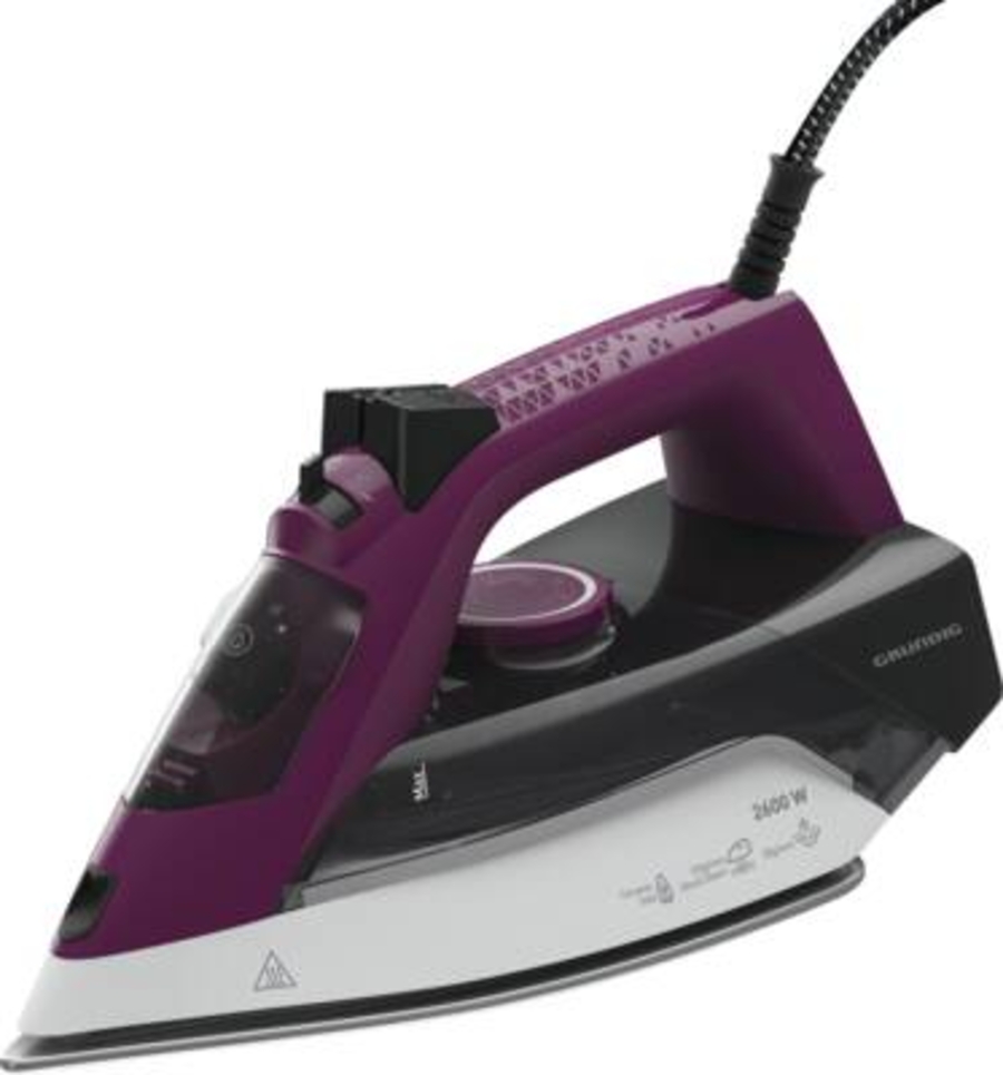 Grundig SI6850 Dampfbügeleisen Grau-Violett 