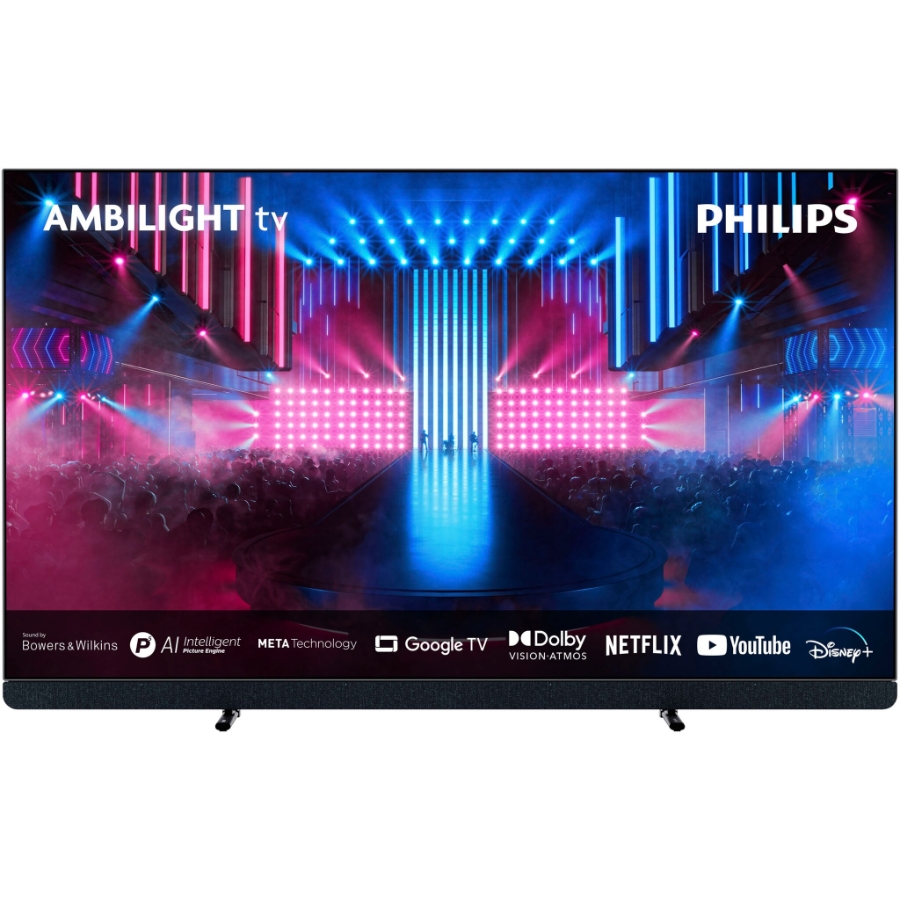 Philips 55OLED909/12 4K Ultra HD, Google TV-Smart-TV, schwarz  F Fernseher