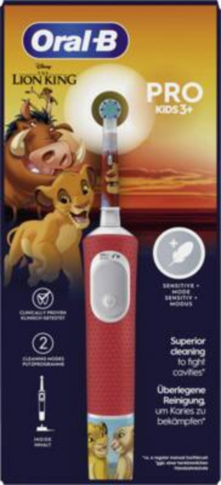 Oral-B Vitality Pro 103 Kids König der Löwen  Elektrische Zahnbürste