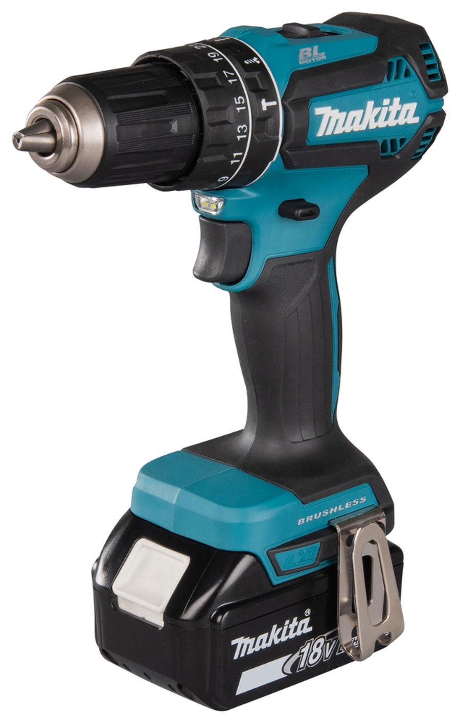 Makita DHP485RFE Akku-Schlagbohrschrauber LXT inkl. Koffer & 2 Akku 18 V • 50 Nm • 1.900 U/min