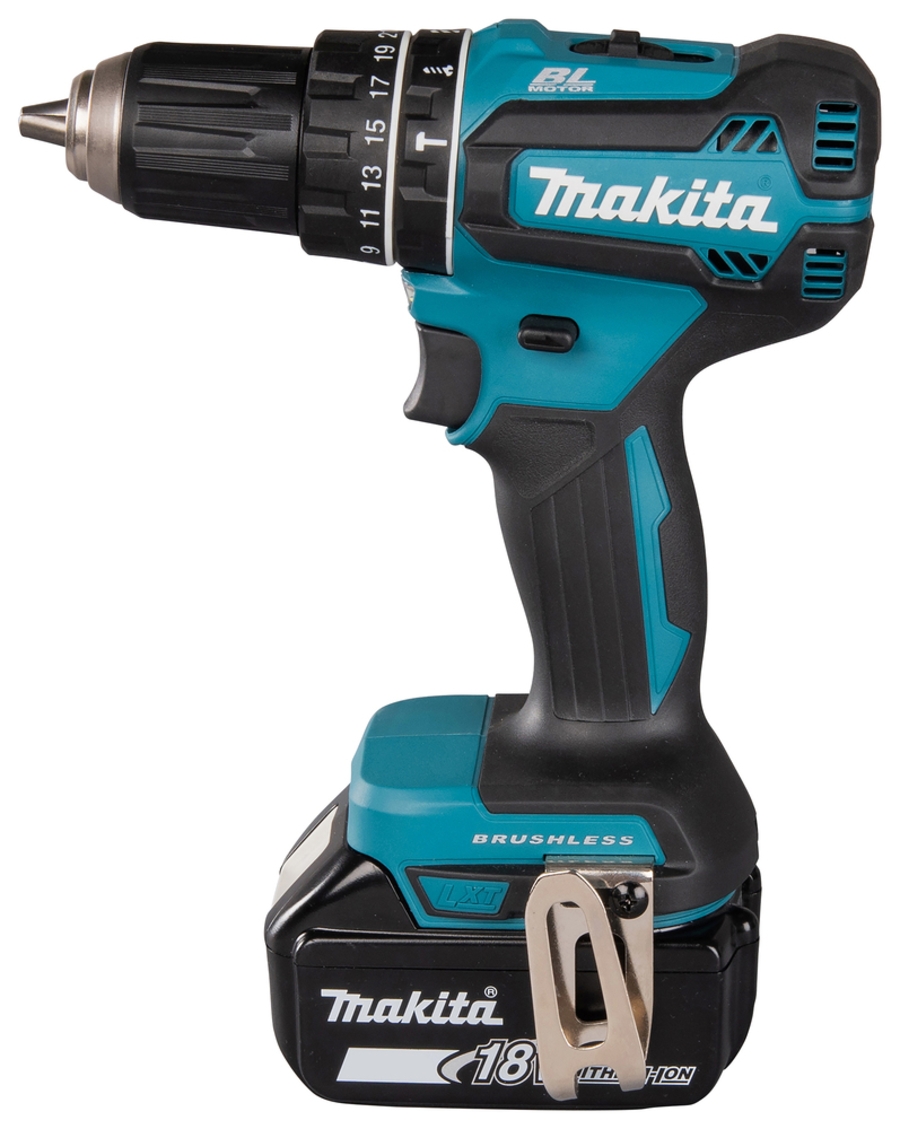 Makita DHP485RFE Akku-Schlagbohrschrauber LXT inkl. Koffer & 2 Akku 18 V • 50 Nm • 1.900 U/min
