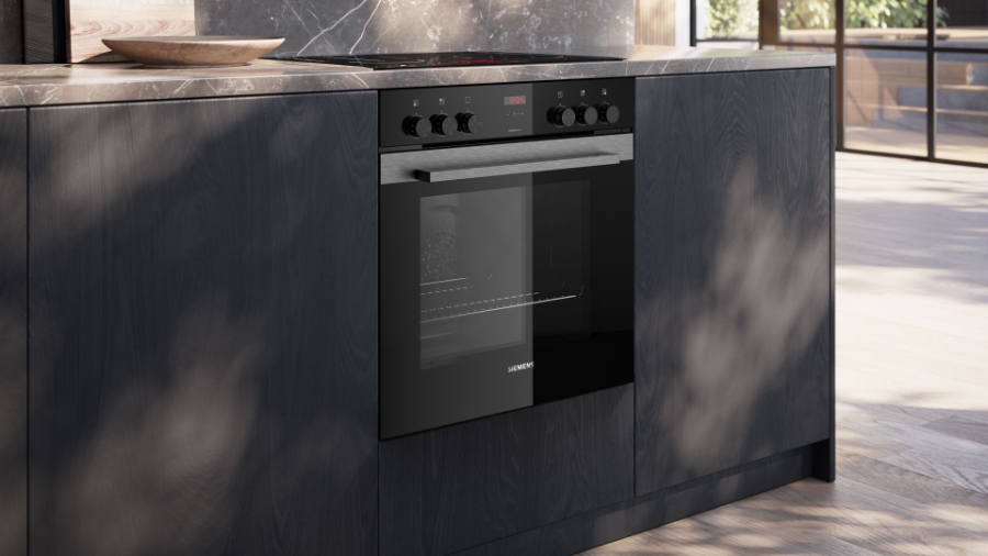 Siemens Extraklasse HD314A0S3 iQ300, Einbau-Herd mit Dampfunterstützung, 60 x 60 cm
