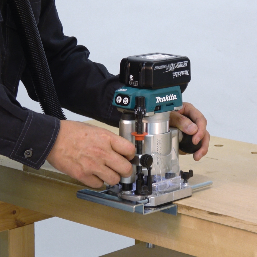 Makita DRT50Z Akku-Multifunktionsfräse LXT 18 V • 10.000-30.000 U/min • 6/8 mm