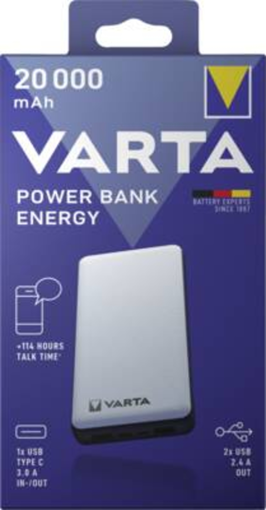 Varta Power Bank Energy 20000 